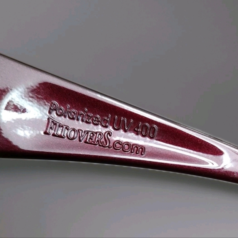 Jonathan Paul Fitover Sunglasses Burgundy Side Windows Polarized Pre Loved EUC - Picture 4 of 10
